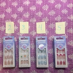 **YOU PICK 2** KISS imPRESS HolidayPress-On Nails for listing price!